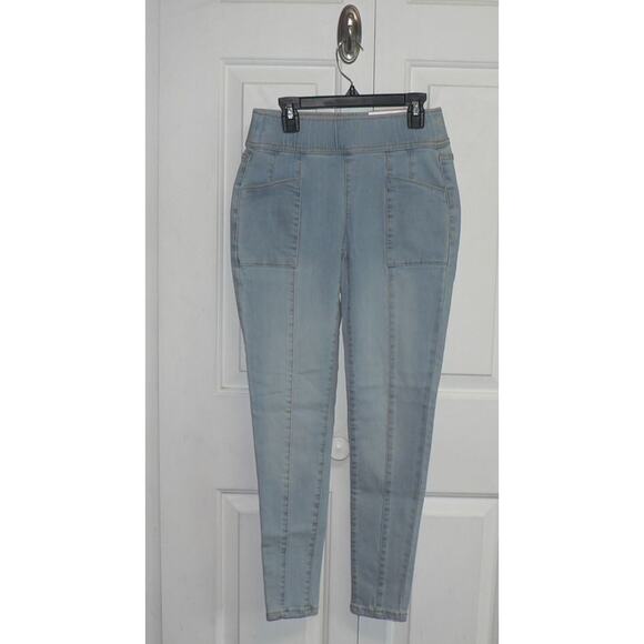 I.N.C. International Concepts Petite Skinny Pull-On Jeans In Lt. Indigo 2P $70 - Picture 5 of 8